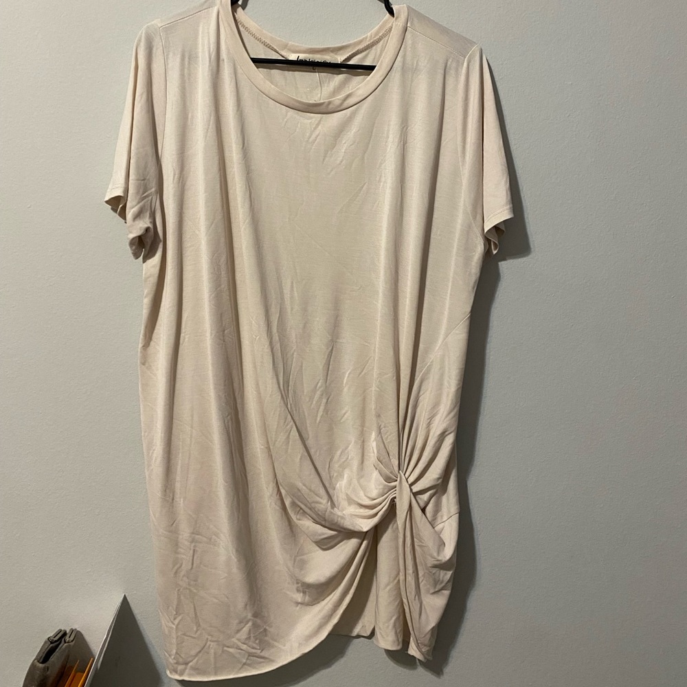 Impressions cream T shirt size large